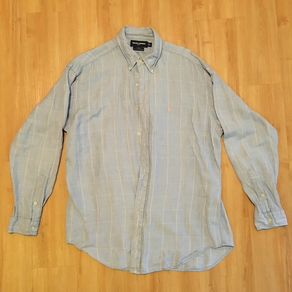 Ralph Lauren Long Sleeve Button Down Golf Shirt - Picture 2 of 5